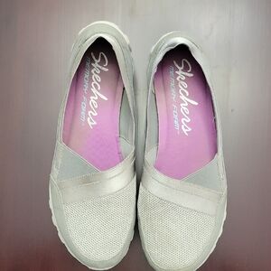 Skechers Women's Gray Slip-On Shoes